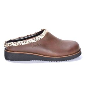 Clog Simple Brown Classic Mesa Clogs Leather Hemp